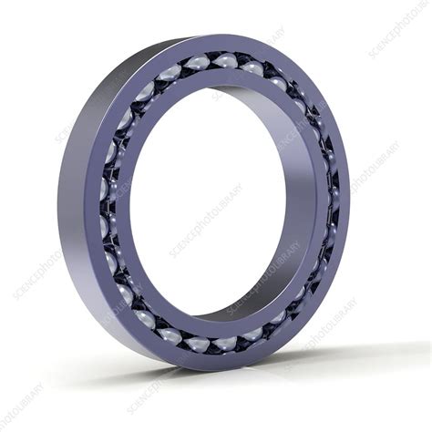 Roller bearing, artwork - Stock Image - F006/8605 - Science Photo Library