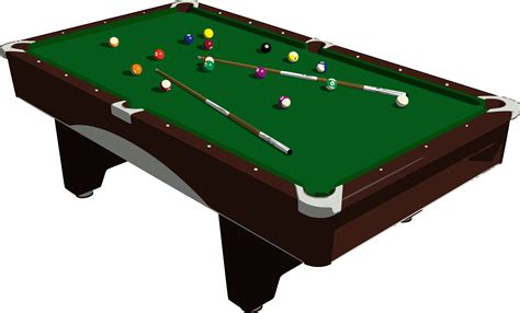 Billiard table PNG transparent image download, size: 2400x1450px