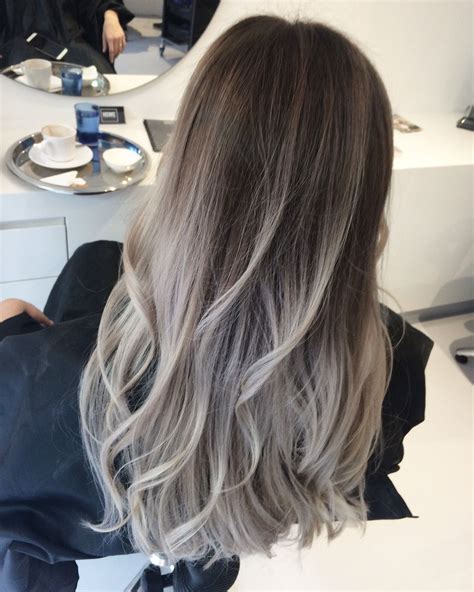 Balayage grey | gray #grey #balayage #howehair #capetown #hairsalon #ladieshair #hair # ...