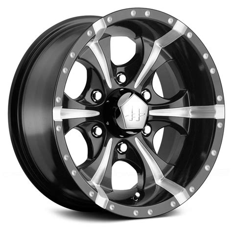 HELO® HE791 MAXX Wheels - Gloss Black with Milled Accents Rims