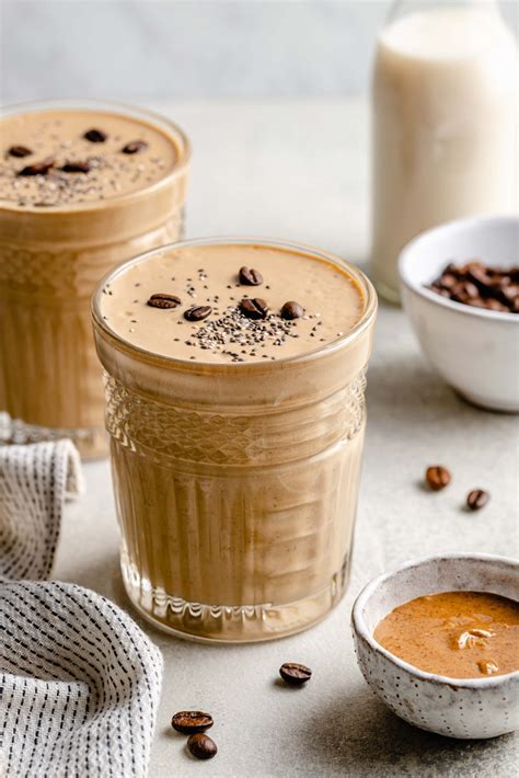 The Best Creamy Coffee Smoothie - All the Healthy Things