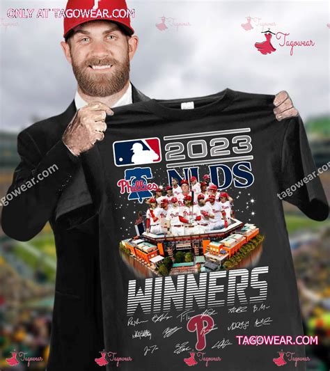 Philadelphia Phillies 2023 Nlds Winners Signatures Shirt - Tagowear