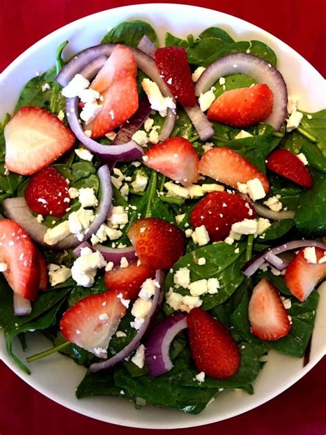 Spinach Strawberry Feta Salad Recipe – Melanie Cooks