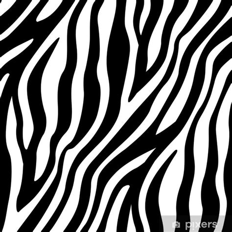 Zebra Stripes Seamless Pattern Sticker • Pixers® - We live to change