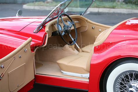 Gallery: Jaguar XK140 RDS Biscuit Interior – K&H European Auto Upholstery