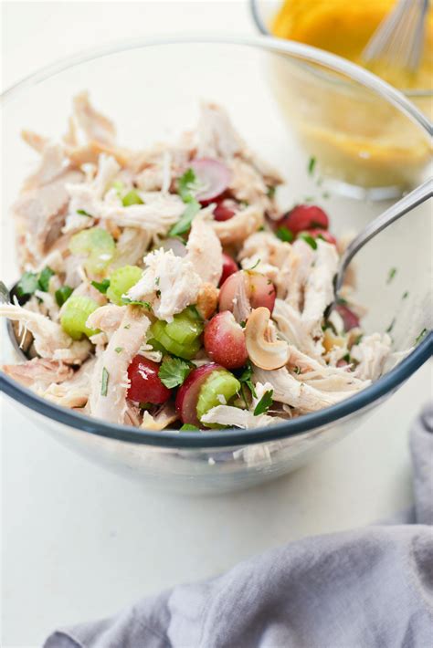 Curried Chicken Salad with Grapes and Cashews - Simply Scratch