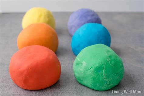 Easy Gluten-Free Playdough in Less Than 5 Minutes - Living Well Mom