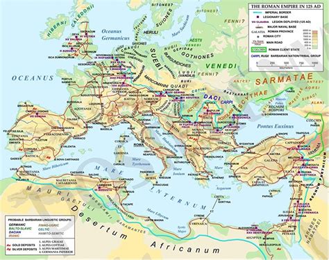 Roman Roads – Sasha Trubetskoy - Printable Map Of Ancient Rome ...