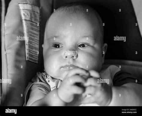 Baby boy Black and White Stock Photos & Images - Alamy