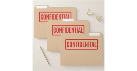 Confidential File Folder | Zazzle