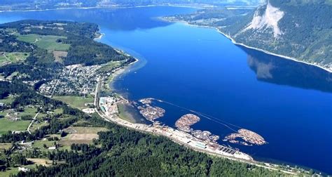 aerial-view-shuswap-lake - Canoe Forest Products - QUALITY PROUD