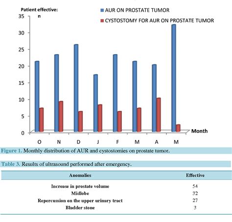 Table 1 from Suprapubic Cystostomy at Urological Emergency Unit of CHU-YO, Ouagadougou, Burkina ...