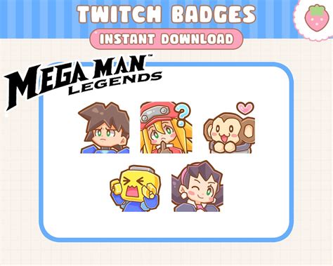 Twitch Discord Emotes / Mega Man Legends - Etsy