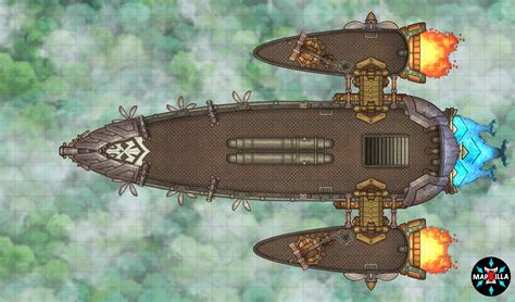 MapXilla - The 'Marauder' Airship [34 x 20]