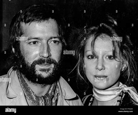 Eric Clapton, pattie Boyd, London 1975 Stockfotografie - Alamy