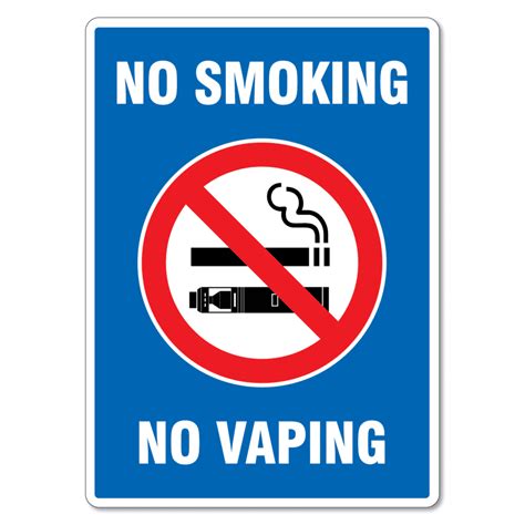 No Smoking No Vaping Sign - The Signmaker