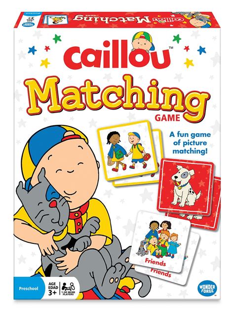 Games - Caillou - Matching Toys New Gifts Licensed 01326 - Walmart.com