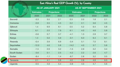 Tanzania To Experience Strong Economic Growth in 2022 and 2023, AfDB ...