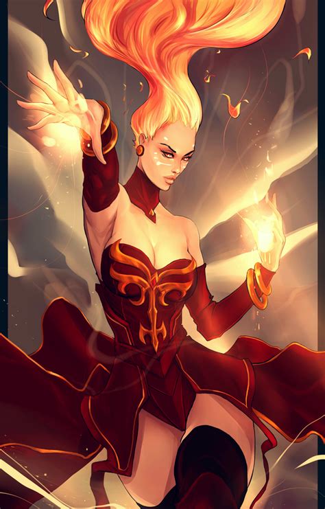 Lina - Fiery Soul by Swenom on DeviantArt