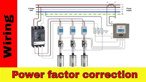 Connection Power Factor Correction Capacitor Wiring Diagram - Riset