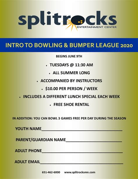 League Bowling - Splitrocks