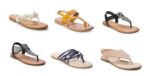 Kohl's - Women's Sandals $8.49 + Free Curbside Pick-Up - The Freebie Guy®