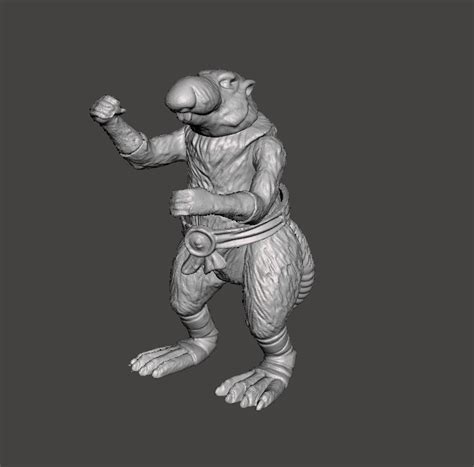 STL file TMNT SPLINTER VINTAGE ( TEENAGE MUTANT NINJA TURTLES)・3D ...