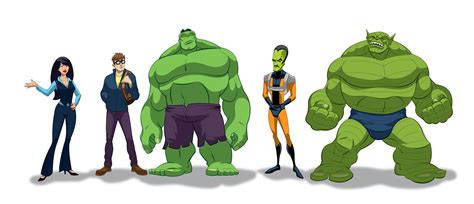 Hulk animated series on Behance