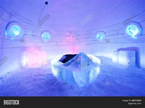 Bed Ice Hotel Room Ice Image & Photo (Free Trial) | Bigstock