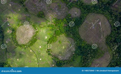 Aerial View Chocolate Hills Bohol Island, Chocolate Hills Geological ...