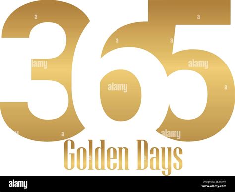 365 Golden days vector design, 365 days logo design Stock Vector Image ...