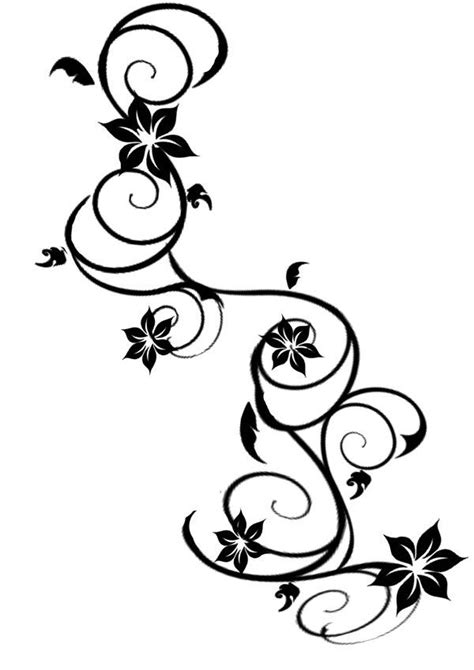 Tattoo Floral Designs - Cliparts.co