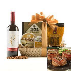 Red Wine and Filet Mignon Gift Basket - | Omaha Steaks