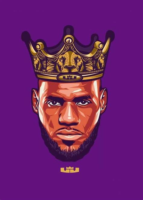 Lebron James King Logo Wallpaper