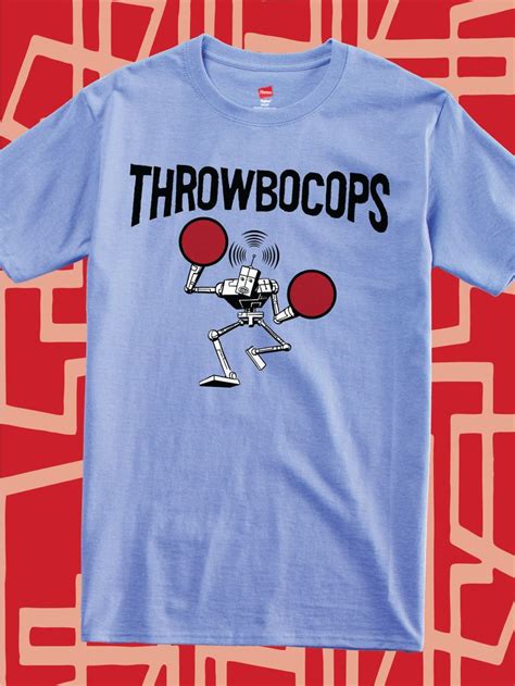 Throwbocops - funny design idea for custom dodgeball team shirts ...