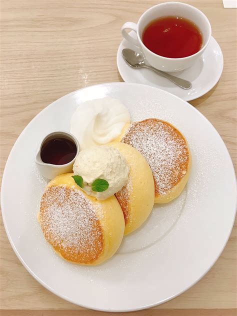 [I ate] Japanese fluffy pancakes : food