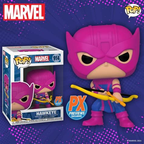 Marvel Classic Hawkeye Funko Pop! Vinyl Figure - Previews Exclusive ...