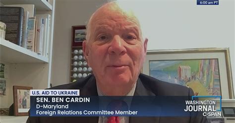 Sen. Ben Cardin on U.S. Aid to Ukraine | C-SPAN.org