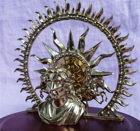 Sol Invictus / Helios Brass Bust Statuette • ARX Mercatura