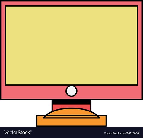 Color computer screen electronic technology Vector Image