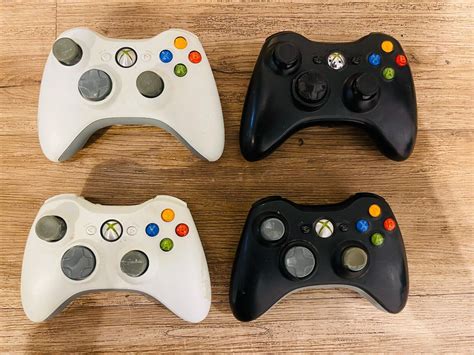 Xbox 360 Controller Black or White YOU CHOOSE / MULTIPLE GRADE B | eBay