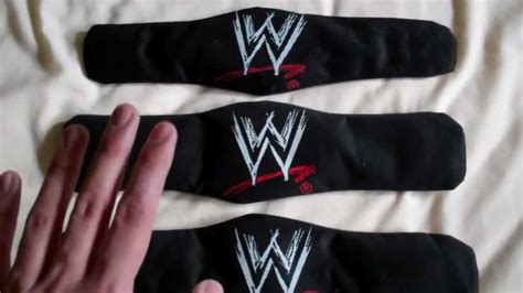 WWE mini replica belt reviews - YouTube