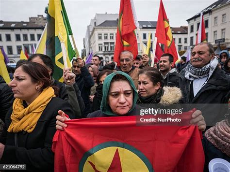 228 Kurdish Diaspora Protest In Brussels Stock Photos, High-Res ...