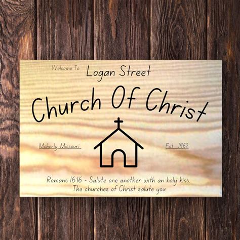 CHURCH SIGNS, Custom Wood Welcome Signs, Personalized Worship Signs ...