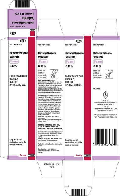 Betamethasone Valerate Foam - FDA prescribing information, side effects ...