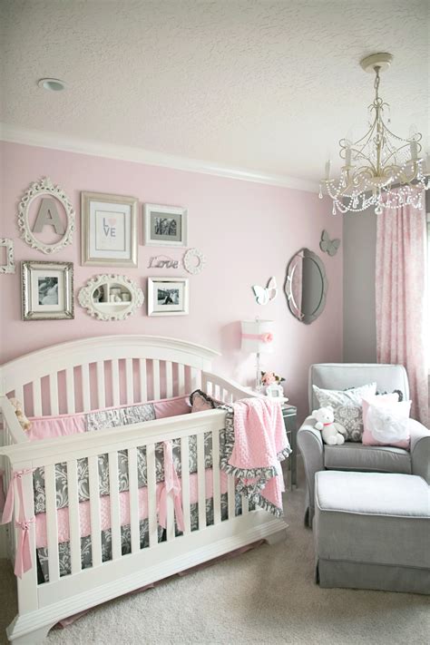 Soft and Elegant Gray and Pink Nursery - Project Nursery