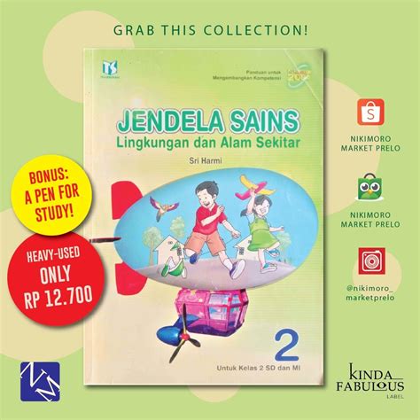 TIGA SERANGKAI Jendela Sains: Lingkungan Alam dan Sekitar Kelas 2 SD/MI on Carousell