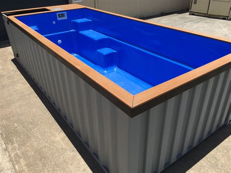 Shipping Container Pool - 6m version | Shipping container pool, Shipping container swimming pool ...