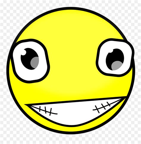 Weird Smiley Face Png, Transparent Png - vhv