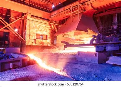 Blast Furnace Smelting Liquid Steel Steel Stock Photo 683120764 | Shutterstock